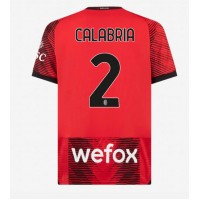AC Milan Davide Calabria #2 Replica Home Shirt 2023-24 Short Sleeve